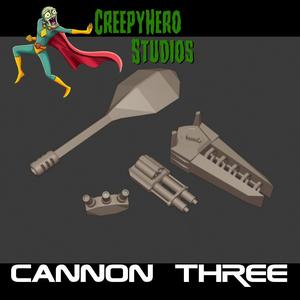 Gaslands Cannon Three Set