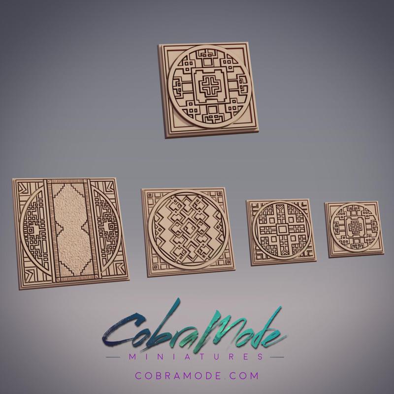 Imperial Hall Square Base Pack (4pcs)