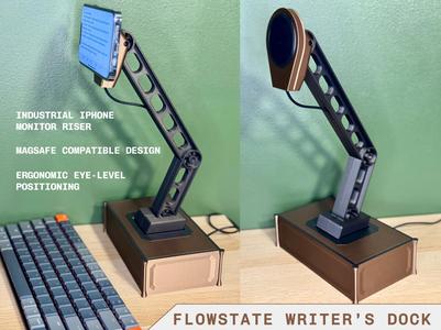 FlowState Writer’s Dock – Industrial Monitor Riser