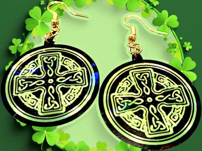 Celtic Cross Earrings
