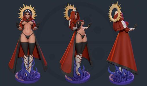 Glamorous Machine Mage Mese Pinup Display Model