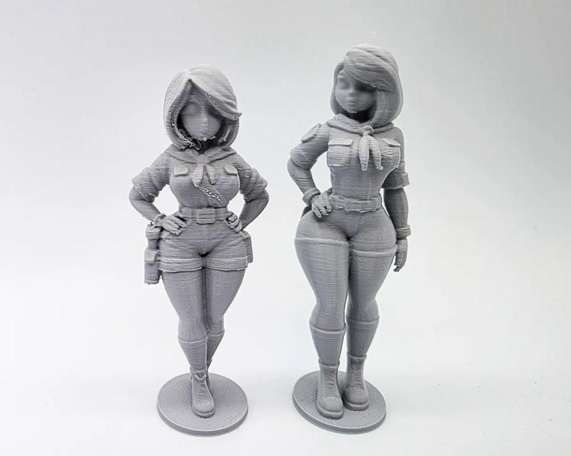 2 Female Scout Master Figures