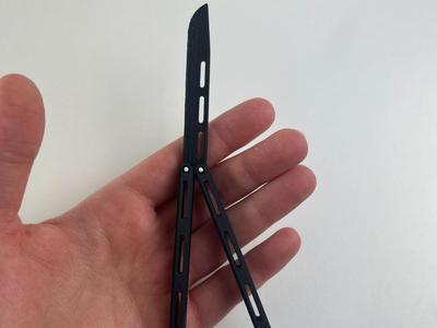 Mini Butterfly Knife Fidget Toy