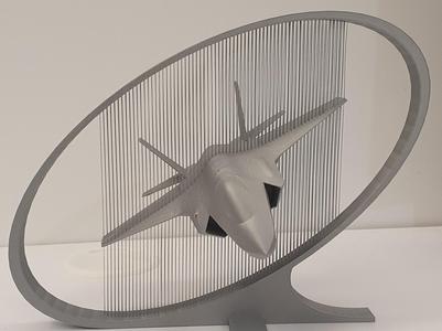 Lockheed Martin F-35 – String art display – Face