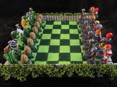 PLANTS VS ZOMBIES chess game