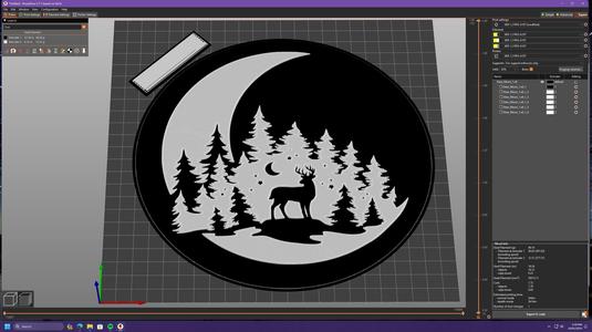 Deer in the Moon Light