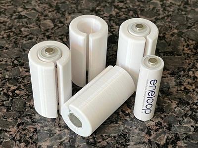 AA to C Battery Adapters/Spacers
