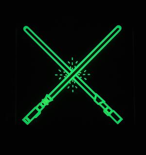 Star Wars Neon Line Art – Lightsabers