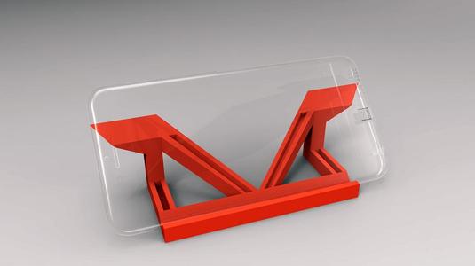 Phone Stand for iPhone 6 Plus – Remix Paradox Illusions Design –