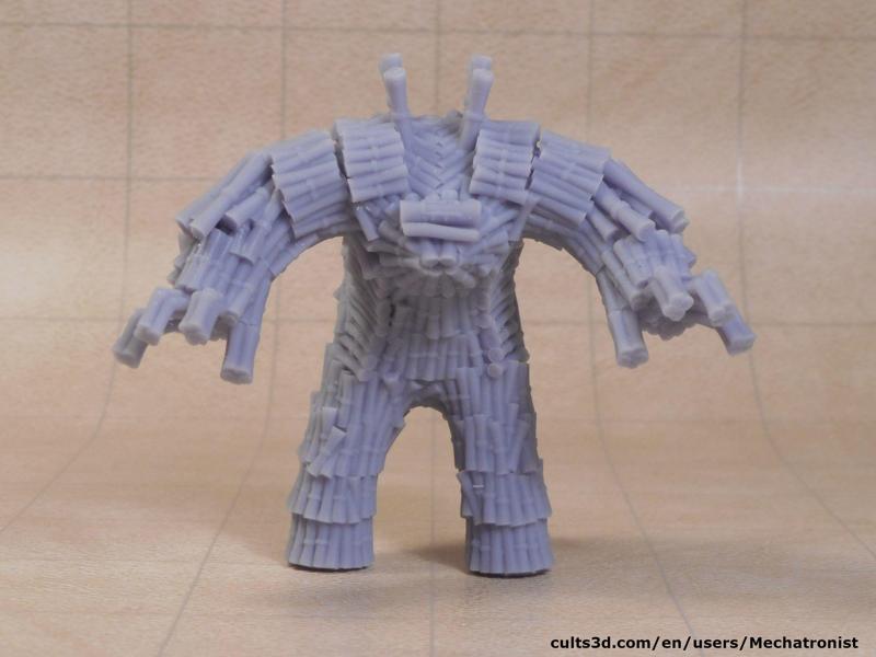 Walking Archive MTG Scroll Golem Miniature