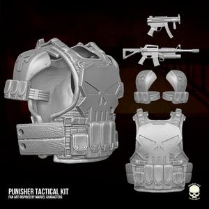 Punisher Tactical Kit Fan Art 3D printables for action figures
