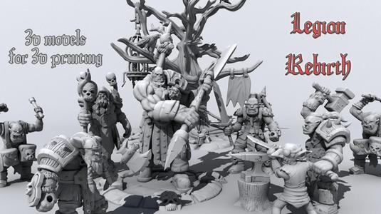 Legion Rebirth 3D Model Collection