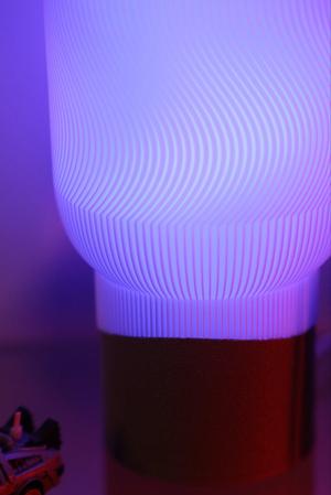 Minimal mixed texture desk lamp