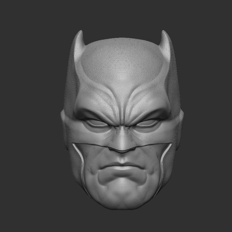 Flashpoint Batman – Headsculpt for Action Figures 3D print model