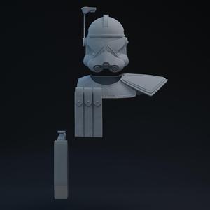 Captain Rex Phase 2 Live Action One-Twelfth Scale Kit