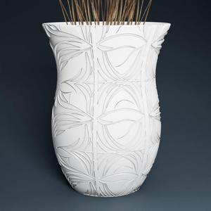 Modern Vase STL 3D Printer file, instant download, unique home decor