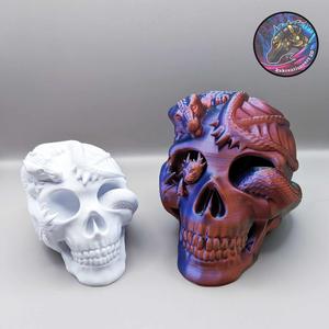Skull Dragon with Baby