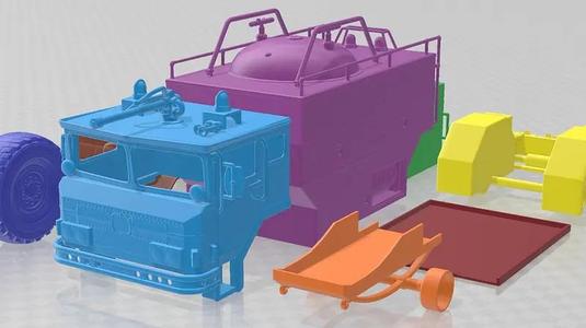 Yankee Walter PLF 6000 Dry Powder Truck 1972 Printable