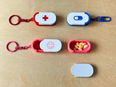 Pocket Mini Sliding Lid Pill Box (Only 10-14g)