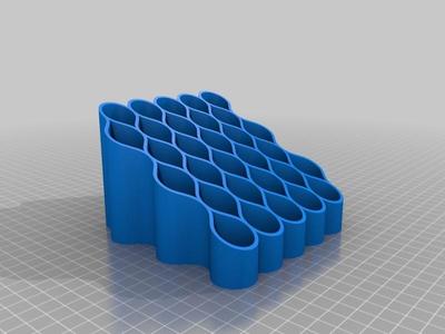 Paint Rack x30 for slim bottles (21mm diameter)