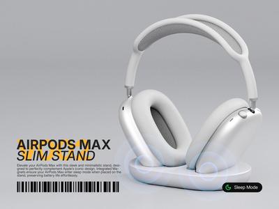 Slim AirPods Max Stand with Sleep Mode V2