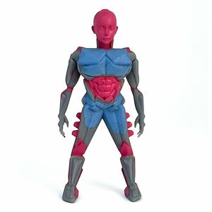 3D Printable STL File for Sci-Fi Cyborg Figure: Customizable, Paintable, Royalty-Free Digital Download