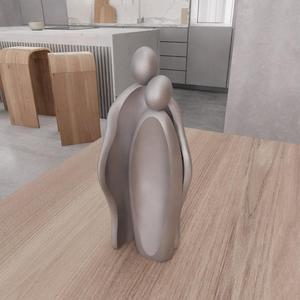 3D Man and Woman Figure Decor with 3D Stl File & Couple Gift, Valentine Gift, 3D Printed Decor, Valentine Decor, Couple Art, Couple Decor