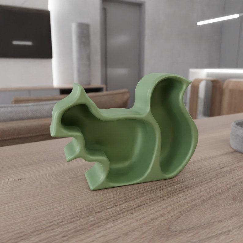 3D Squirrel Dish with 3D Print Stl Files and Gift for Mom & 3D Printing, Squirrel Gift, Home Decor, Squirrel Lover, Squirrel Decor