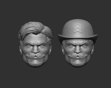Dum Dum Dugan – Headsculpt for Action Figures
