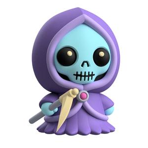 Cute Cryptid Grim Reaper 3D Printable Figure Adorable Spooky Toy