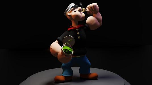 3D Popeye Model