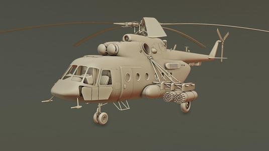 Helicopter Mi-8 AMTSH