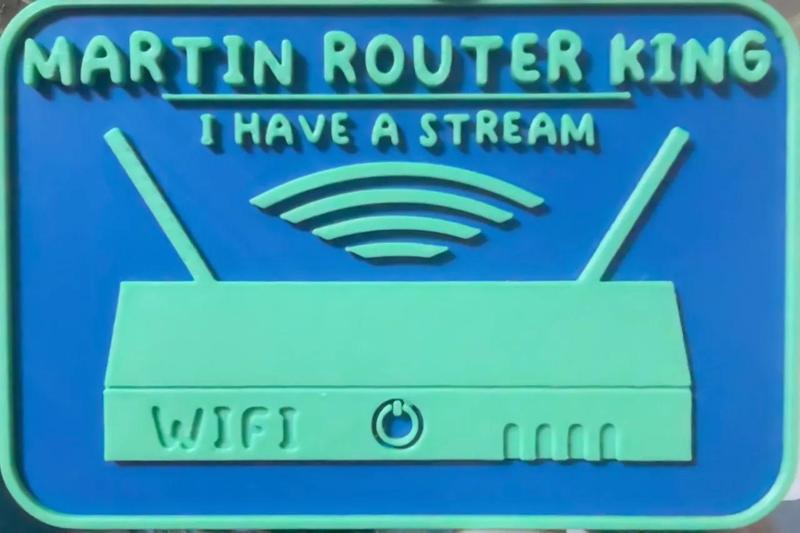 Martin Router King WIFI - Plate   