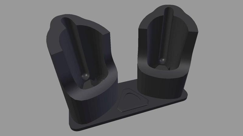 Dual HTC Vive Wand Charging Stand