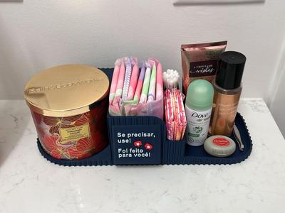 Toilet tray for guests