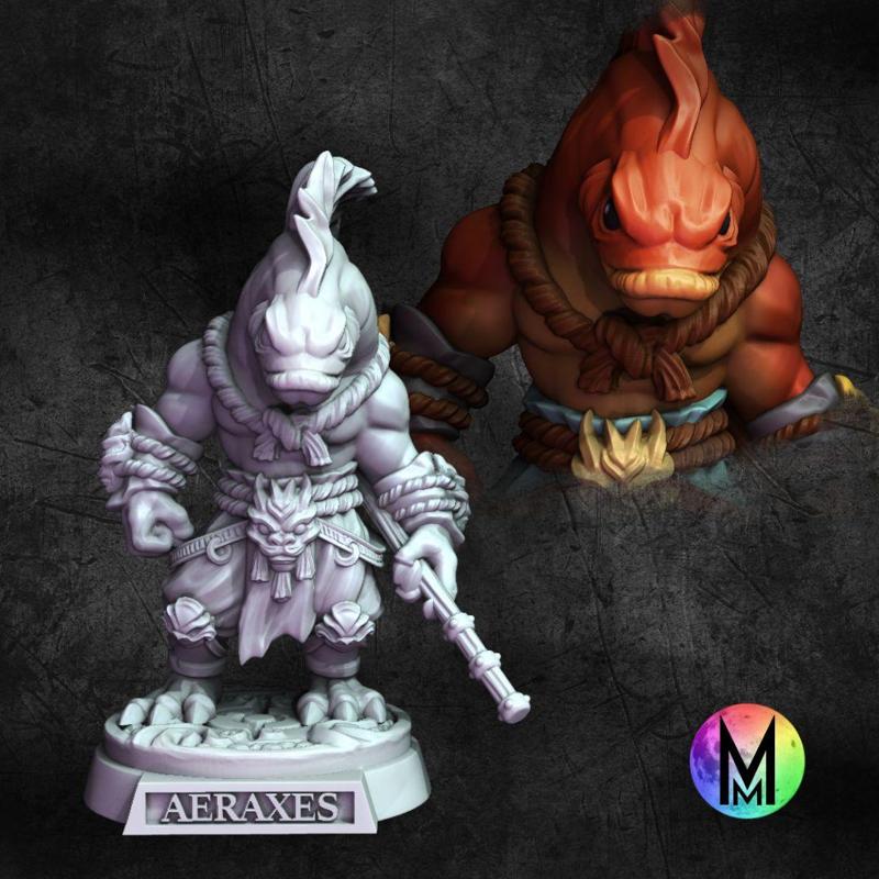Aeraxes the Acolyth ( Kuo-Toa or Sahaguin )
