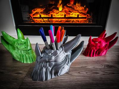 Dragon Head Pen Pencil Holder Pack NO SUPPORT