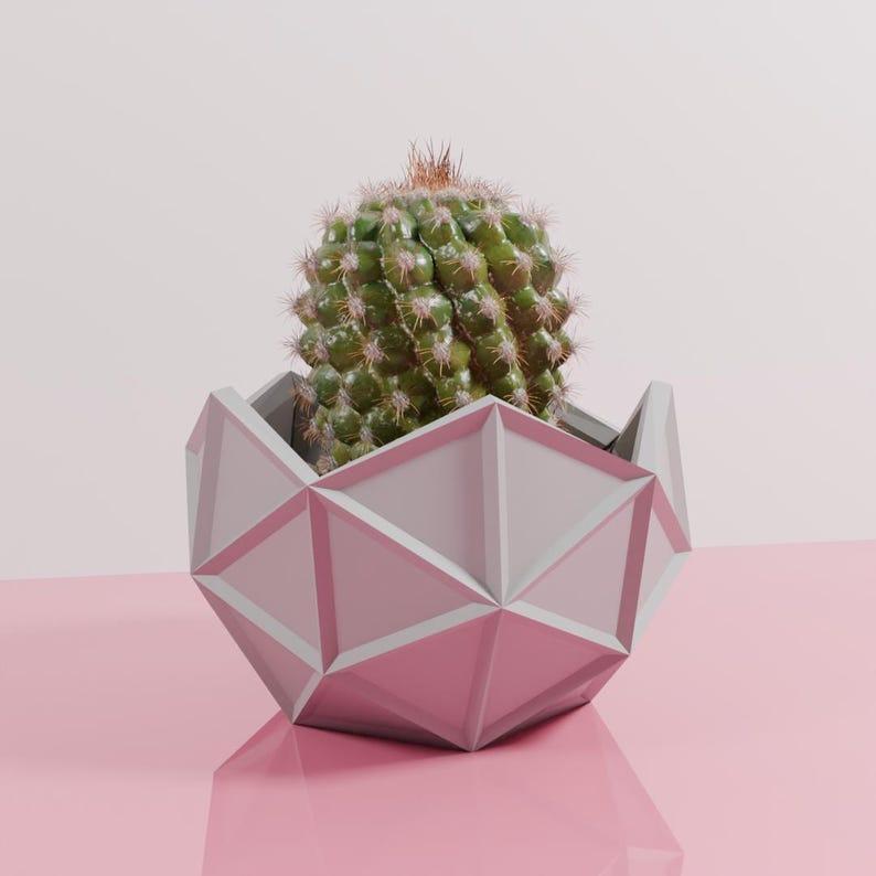 3d printing stl file idea planter pot for home decoration and interior