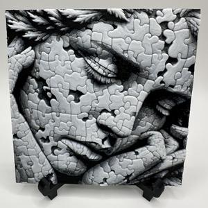 HueForge – Wall Art – “Fractured Memories”