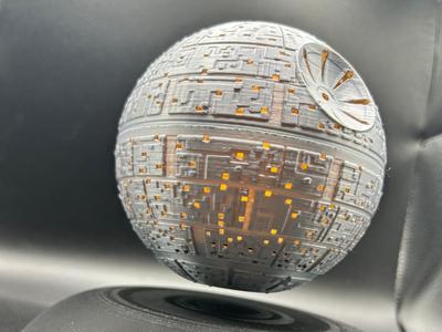 Death Star levitating nightlight