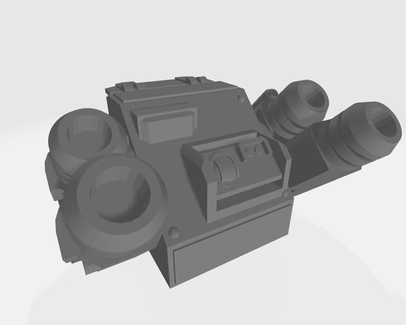 Interstellar Army – Quad Mortar and Quad Cannon
