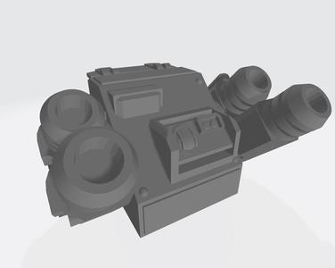 Interstellar Army – Quad Mortar and Quad Cannon