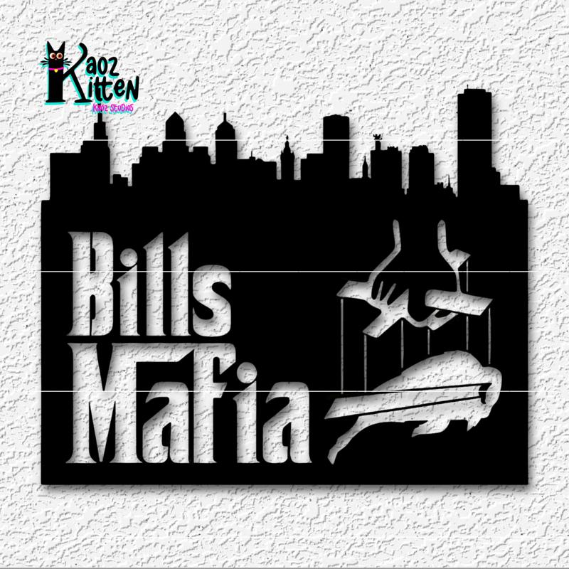 Buffalo Bills Mafia wall art Football Team Wall decor