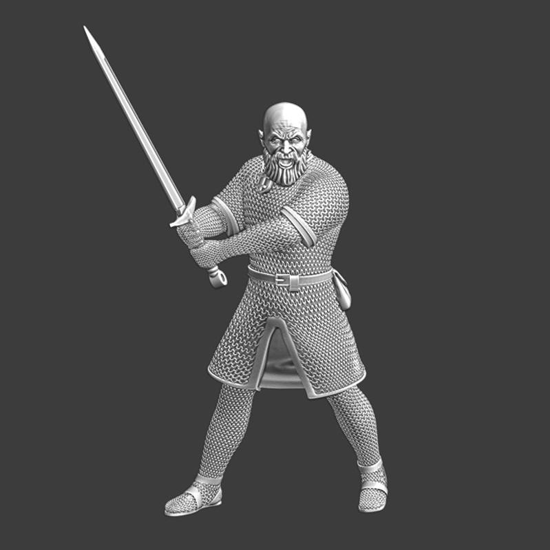 Medieval Kievan Rus defender