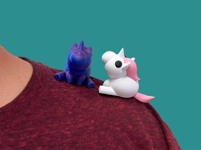 Unicorn Magnetic Shoulder Pet