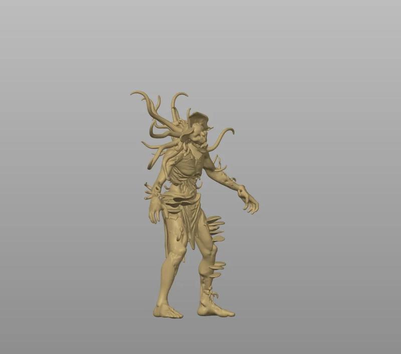 Mushroom zombie posing