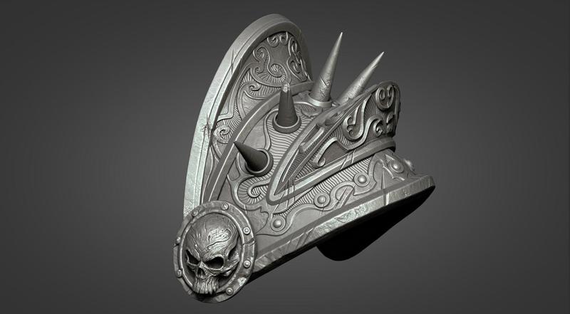 Lich King Armor – Left shoulder