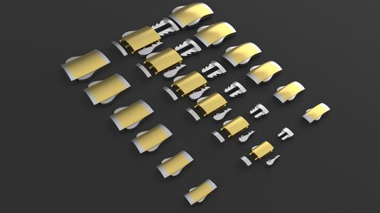 Monaco chain clasp box set 6 to 16mm – Ready to Print