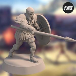 Realm of Eros Soldier with Spear – Pose 5