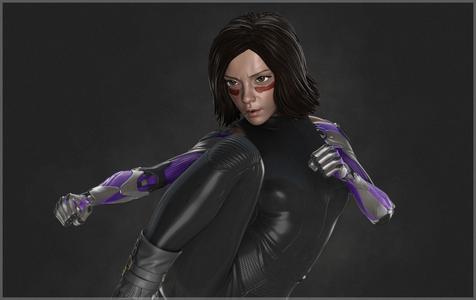 Alita Battle Angel 3D Model